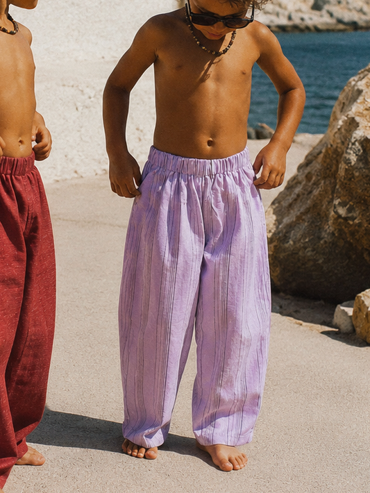 Lilac Stripes Pants